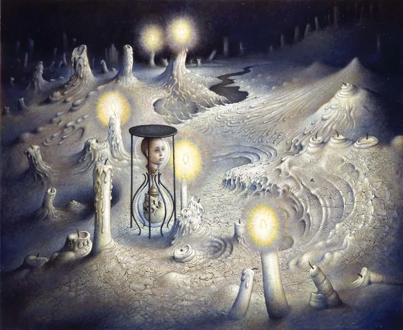 Claude Verlinde, 1927 | Fantastic Realism painter | Tutt'Art